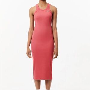 NWT Lacoste Ribbed Cotton Sleeveless T-Shirt Dress size 36/4